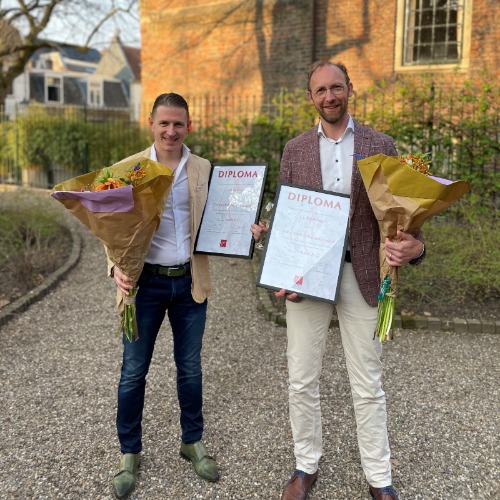 PERSBERICHT: Wieger Roelevink en Sjaak van de Graaf ontvangen diploma Magister Vini