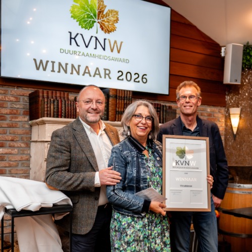 Vinoblesse wint eerste KVNW Duurzaamheidsaward 